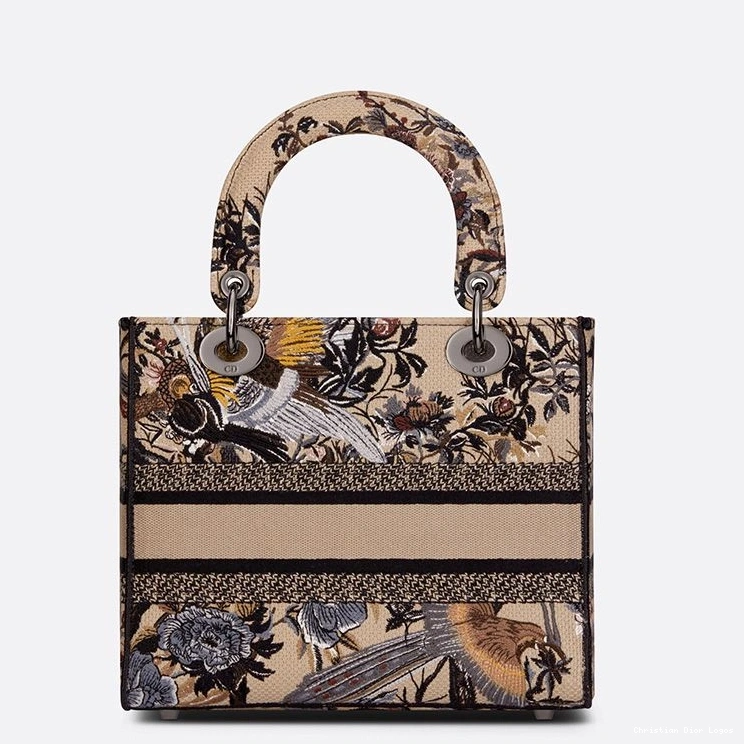Cheap Jardin Bag Canvas Motif Beige D-lite Medium Lady d'Hiver 0709 Luxury